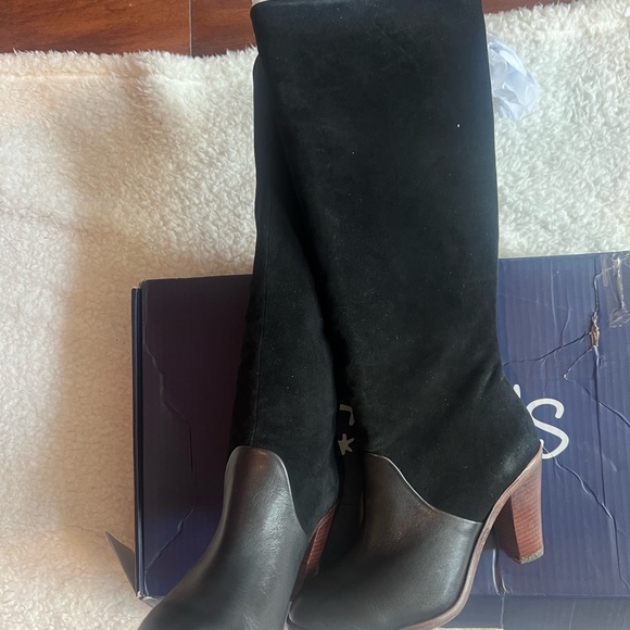 Splendid Black and Brown Heeled Boots. Size 7.5 - Picture 1 of 16